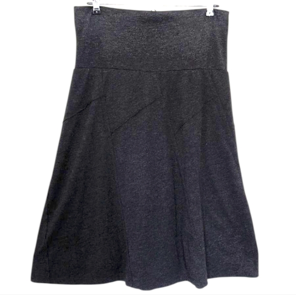 prAna Daphne Skirt Sustainable Comfort Women Small Lounge Minimalist Earthy Grey - Picture 4 of 13